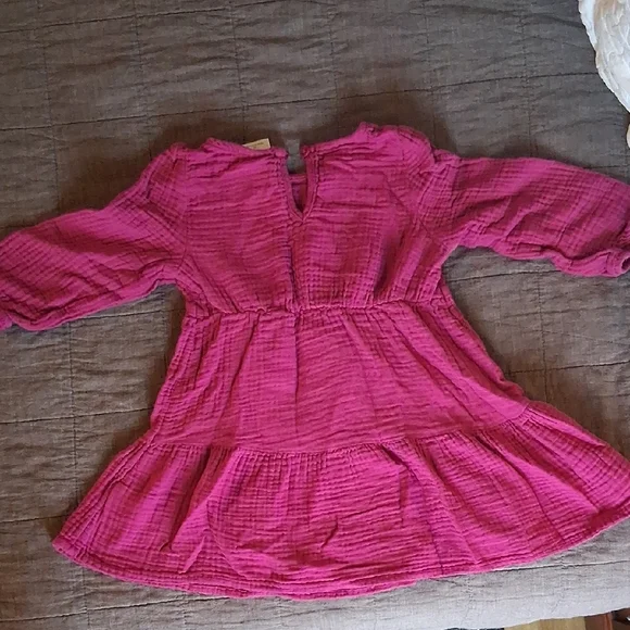 Wonder Nation Raspberry Textured Dress - Picture 3 of 3